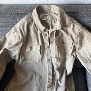Filson Tan Button Down Shirt